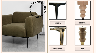 New In: Furniture Legs, Castors & Hinges