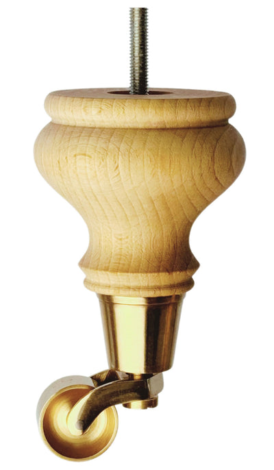 Linton Reeded Möbelbeine mit Rollen