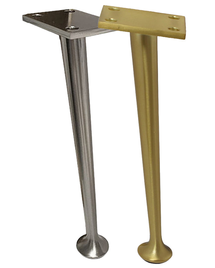 Alby Brushed Metal Furniture Legs