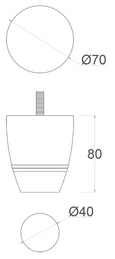 Claudia Detailed Wooden Chair Feet