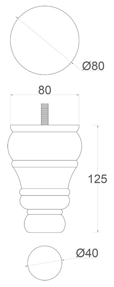 Jocelyn Wooden Furniture Legs