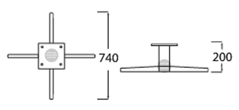 Oslo Chair Swivel Base