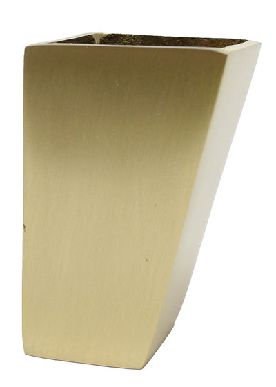 Savoy Angled Brass Leg Cup Satin Finish 