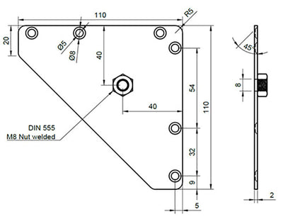 Universal Fixing Plate