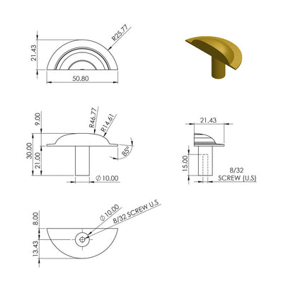 Veneto Cabinet Knob